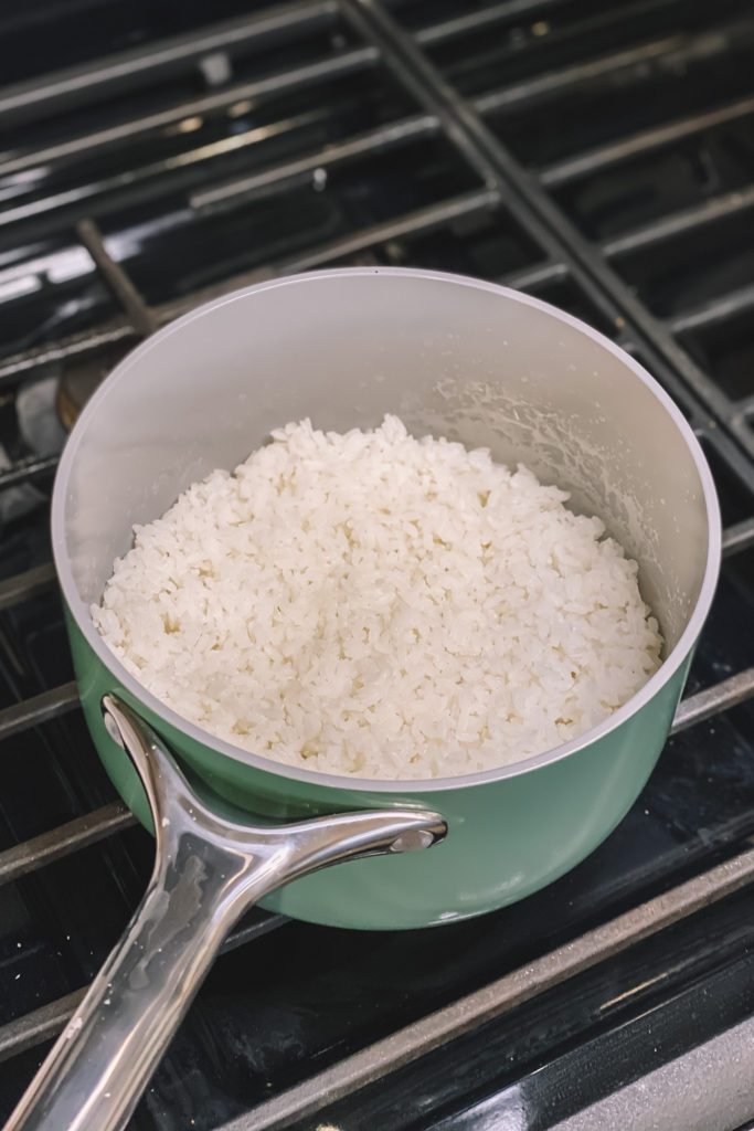 cook the rice